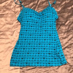 Teal camisole